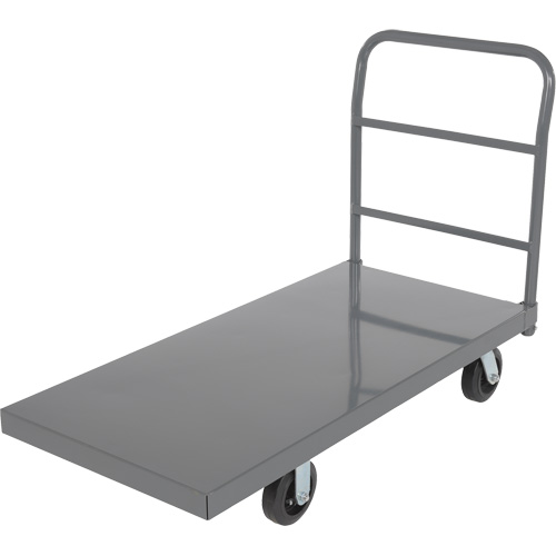 Platform Truck, 48" L x 24" W, 2000 lbs. Capacity, Rubber Casters Meunier Outillage Industriel