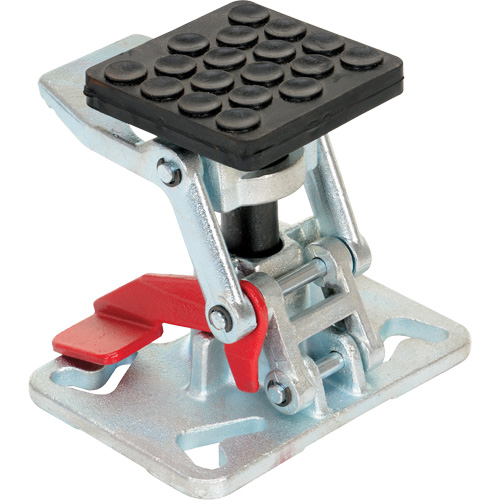 Heavy-Duty Adjustable Height Floor Lock, 8" Extended Height, 5-1/2" Retracted Height, Steel Meunier Outillage Industriel