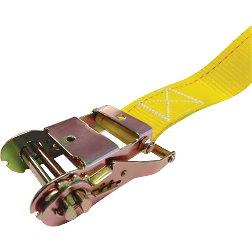 Ratchet Strap, E-Track System, 2" W x 12' L, 1333 lbs. (605 kg) Working Load Limit Meunier Outillage Industriel