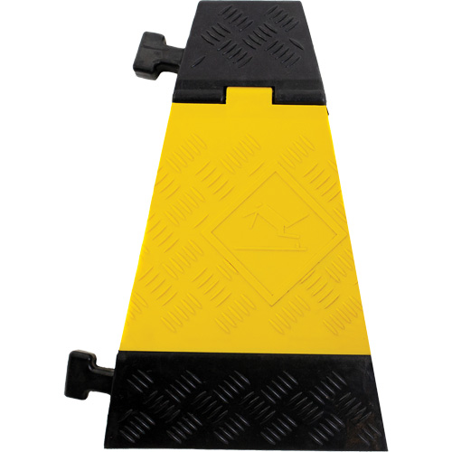 Powerhouse Heavy-Duty Right Turn Cable Protector, 3 Channels, 12" L x 19.75" W x 3" H Meunier Outillage Industriel