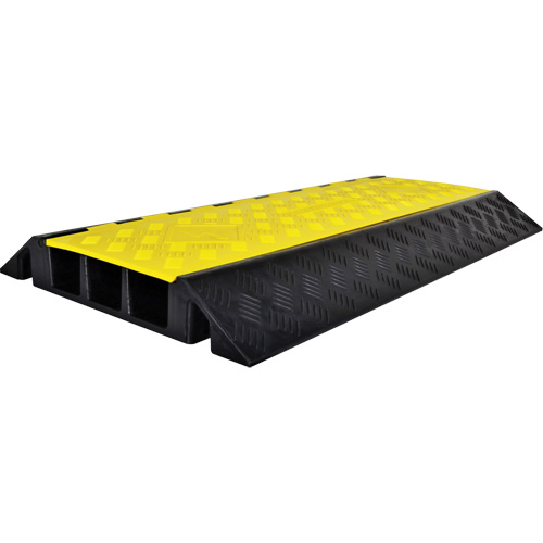 Powerhouse Heavy-Duty Straight Cable Protector, 3 Channels, 36" L x 19.75" W x 3" H Meunier Outillage Industriel
