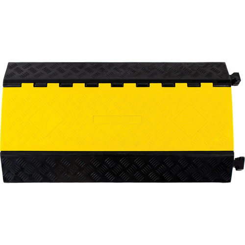 Powerhouse Heavy-Duty Straight Cable Protector, 3 Channels, 36" L x 19.75" W x 3" H Meunier Outillage Industriel