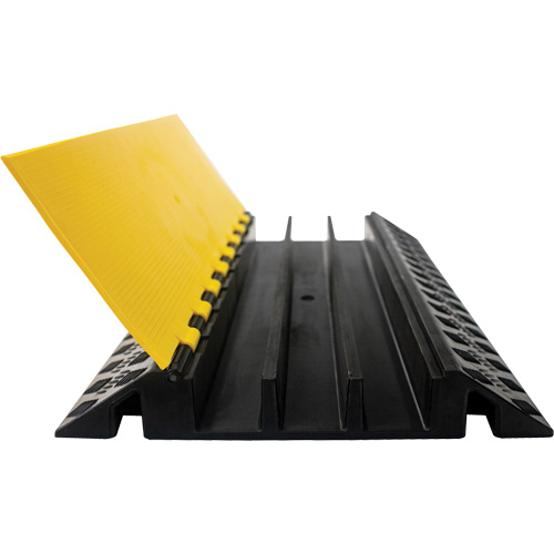 Powerhouse Heavy-Duty Straight Cable Protector, 3 Channels, 36" L x 19.75" W x 3" H Meunier Outillage Industriel