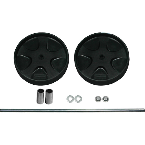 Janitor Cart Wheel & Axle Kit Meunier Outillage Industriel