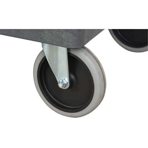 Chariot utilitaire pour l'entretien, 2 tiers, 16-1/2" x 32-1/2" x 34-1/2", Capacit&eacute; 550 lb Meunier Outillage Industriel