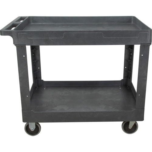 Chariot utilitaire pour l'entretien, 2 tiers, 24-5/8" x 32-1/2" x 40", Capacit&eacute; 550 lb Meunier Outillage Industriel