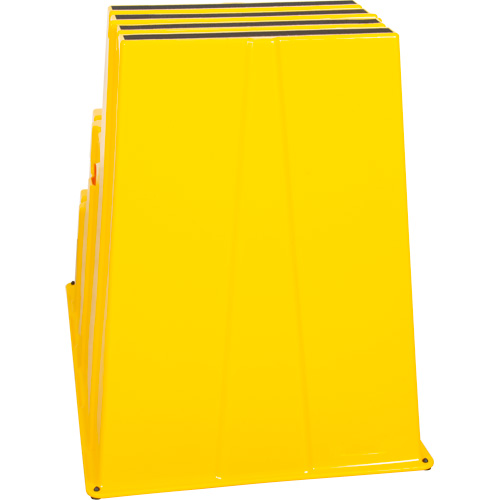 Escabeau industriel, 3 marches, 34-13/16" x 22-7/16" x Hauteur 28-1/2" Meunier Outillage Industriel