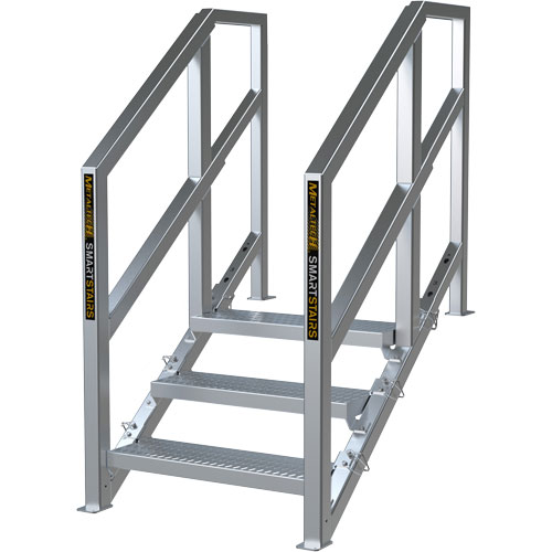 3-5 Step Telescopic Aluminum Smart Stairs Meunier Outillage Industriel