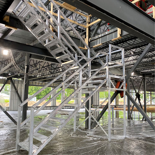 3-5 Step Telescopic Aluminum Smart Stairs Meunier Outillage Industriel