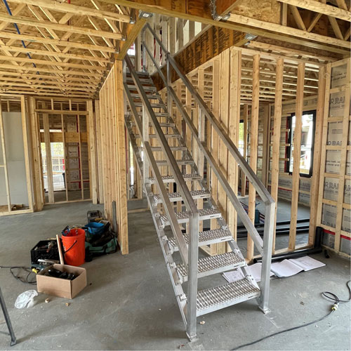 3-5 Step Telescopic Aluminum Smart Stairs Meunier Outillage Industriel