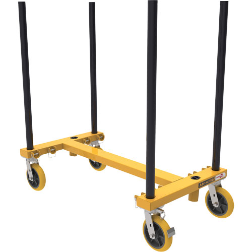 Chariot de transport H de cloison s&egrave;che Buildman Meunier Outillage Industriel
