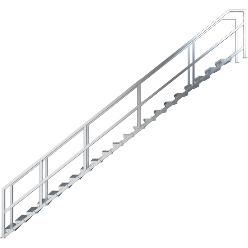 Syst&egrave;me d'escalier modulaire pour la construction de 17-21 marches SmartStairs, 157-1/2" ha Meunier Outillage Industriel