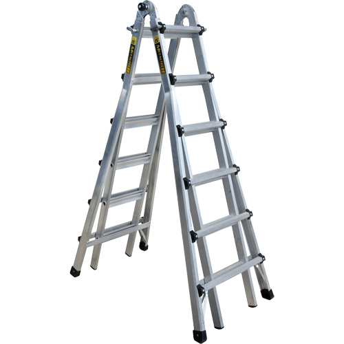 Telescoping Multi-Position Ladder, Aluminum, 300 lbs. Meunier Outillage Industriel