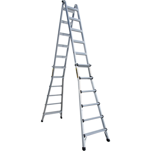 Telescoping Multi-Position Ladder, Aluminum, 300 lbs. Meunier Outillage Industriel