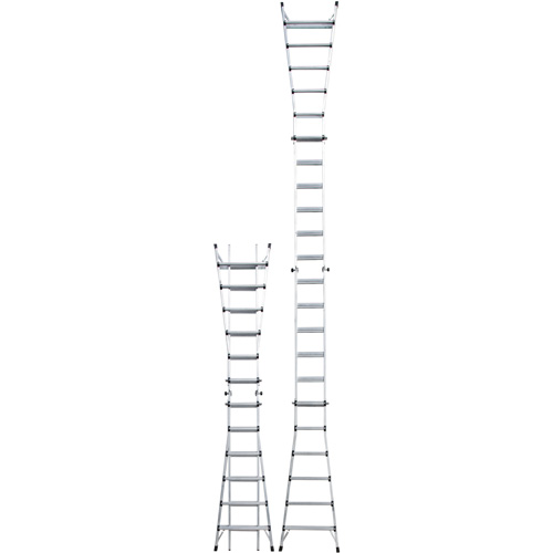 Telescoping Multi-Position Ladder, Aluminum, 300 lbs. Meunier Outillage Industriel