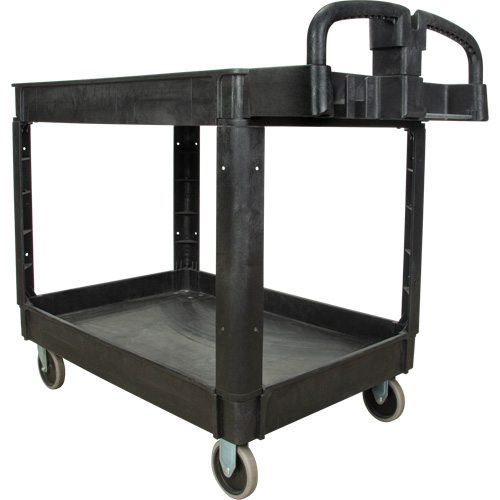 Utility Cart, 2 Tiers, 25-5/8" x 33-1/2" x 43-3/4", 550 lbs. Capacity Meunier Outillage Industriel