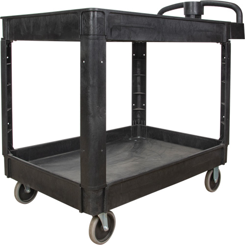 Utility Cart, 2 Tiers, 25-5/8" x 33-1/2" x 43-3/4", 550 lbs. Capacity Meunier Outillage Industriel