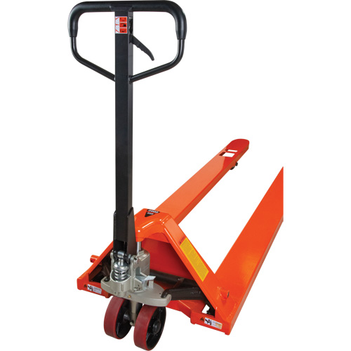 Transpalettes hydrauliques &agrave; fourche de 8', 96" lo x 27" la, capacit&eacute; 4400 lb Meunier Outillage Industriel