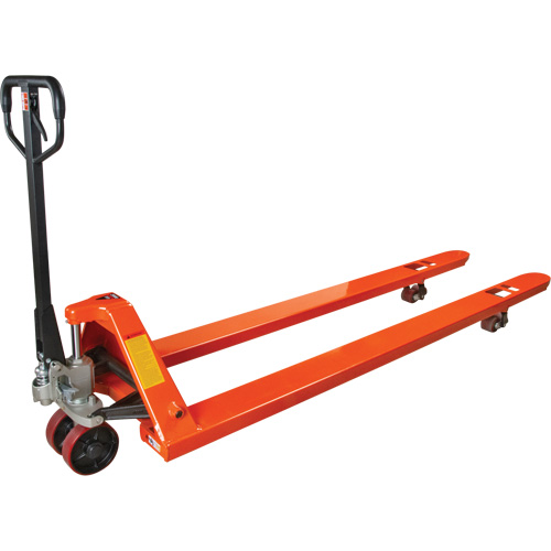 Transpalettes hydrauliques &agrave; fourche de 8', 96" lo x 27" la, capacit&eacute; 4400 lb Meunier Outillage Industriel
