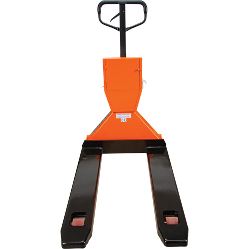 Digital Scale Pallet Truck, 44.5" L x 27.75" W, 4400 lbs. Cap. Meunier Outillage Industriel