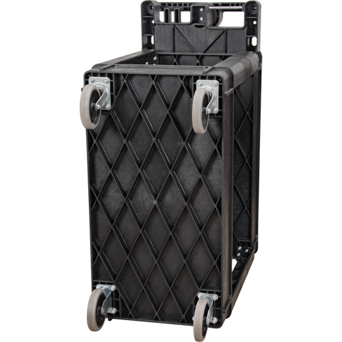 Chariot utilitaire, 2 tiers, 17-1/8" x 33-1/2" x 37-5/8", Capacit&eacute; 550 lb Meunier Outillage Industriel