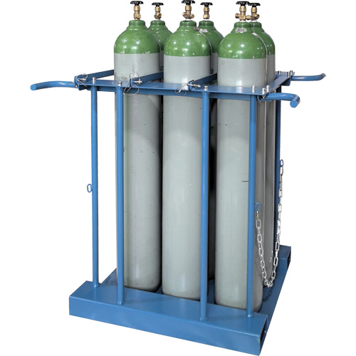 Support de rangement pour 6 cylindres pour chariot &eacute;l&eacute;vateur Meunier Outillage Industriel