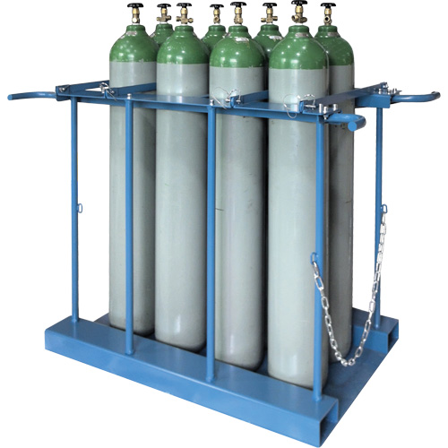 Support de rangement pour 8 cylindres pour chariot &eacute;l&eacute;vateur Meunier Outillage Industriel