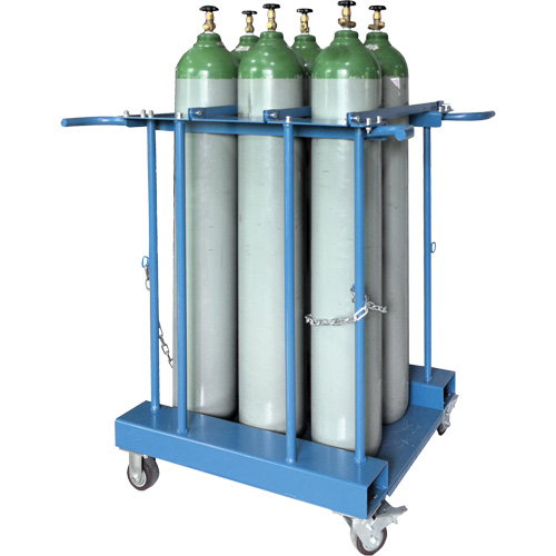Support de rangement pour 6 cylindres pour chariot &eacute;l&eacute;vateur Meunier Outillage Industriel