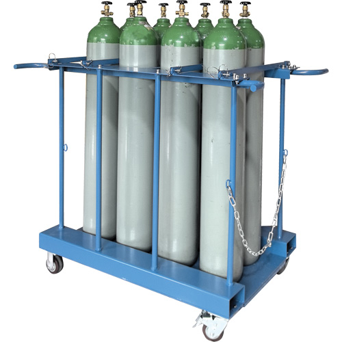 Support de rangement pour 8 cylindres pour chariot &eacute;l&eacute;vateur Meunier Outillage Industriel