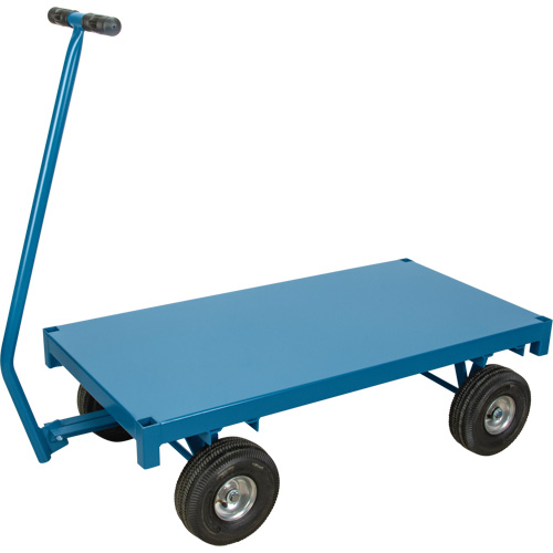 Chariot de ramassage &agrave; plateforme pour l'ext&eacute;rieur, 24" la x 48" la x Capacit&eacute; 1000 lb Meunier Outillage Industriel