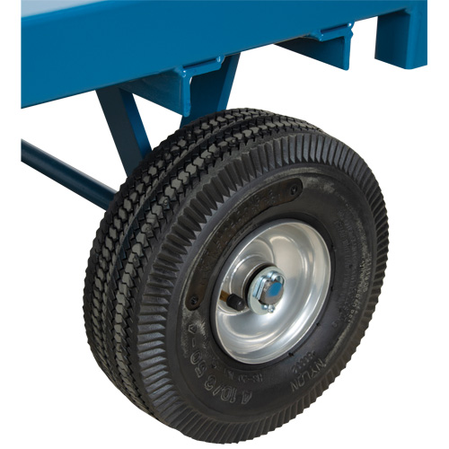 Chariot de ramassage &agrave; plateforme pour l'ext&eacute;rieur, 24" la x 48" la x Capacit&eacute; 1000 lb Meunier Outillage Industriel