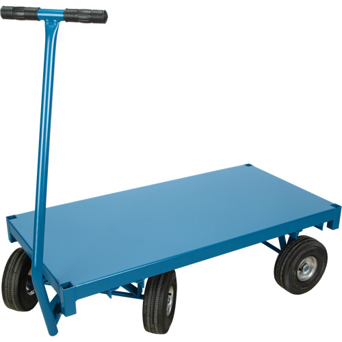 Chariot de ramassage &agrave; plateforme pour l'ext&eacute;rieur, 24" la x 48" la x Capacit&eacute; 1000 lb Meunier Outillage Industriel