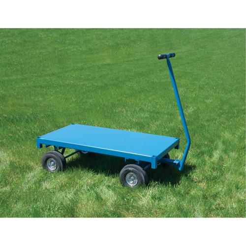 Chariot de ramassage &agrave; plateforme pour l'ext&eacute;rieur, 24" la x 48" la x Capacit&eacute; 1000 lb Meunier Outillage Industriel