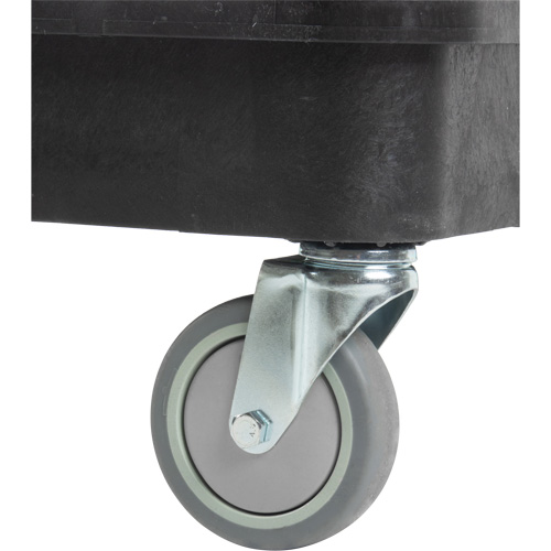 Chariot utilitaire avec tablette &agrave; bordure profonde, 3 tiers, 19" x 39-1/2" x 28-1/4", Capacit&eacute; 330 lb Meunier Outillage Industriel