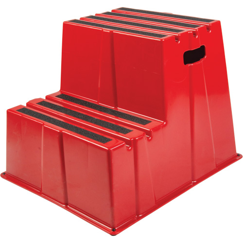 Escabeau industriel, 2 marches, 26" x 22-7/16" x Hauteur 19-11/16" Meunier Outillage Industriel