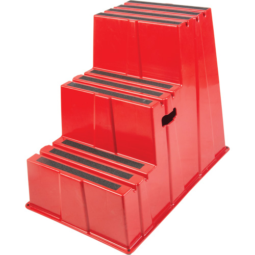 Industrial Step Stool, 3 Steps, 34-13/16" x 22-7/16" x 28-1/2" High Meunier Outillage Industriel