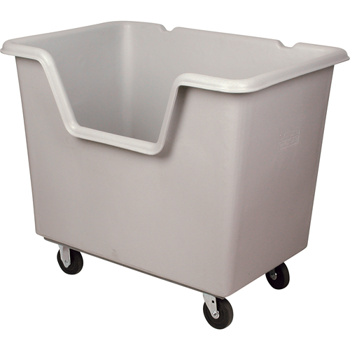 Starcart Easy-Access Box Truck, Polyethylene, 46" L x 31" W x 49" H, 24 cu. ft. Volume, 900 lbs. Capacity Meunier Outillage Industriel