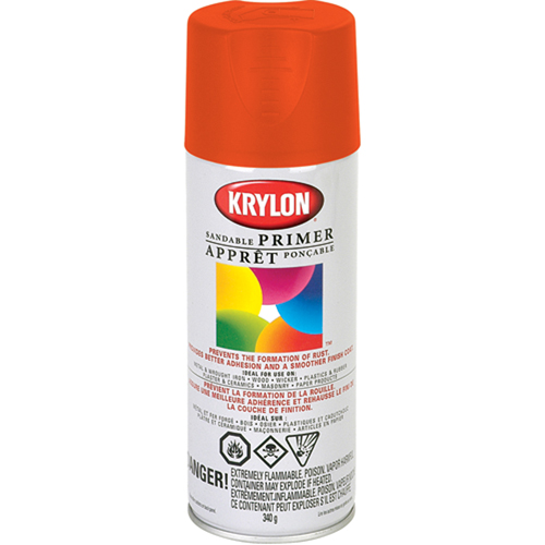 Peinture &agrave; pulv&eacute;riser fluorescente, Rouge/orange fluorescent, 11 oz, Canette a&eacute;rosol Meunier Outillage Industriel