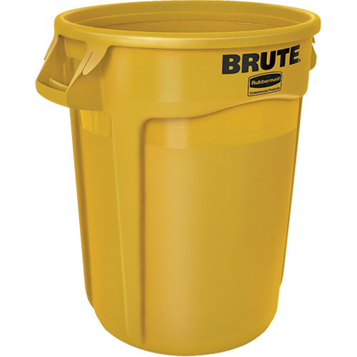 Contenants ronds Brute, Poly&eacute;thyl&egrave;ne, 32 gal. US Meunier Outillage Industriel