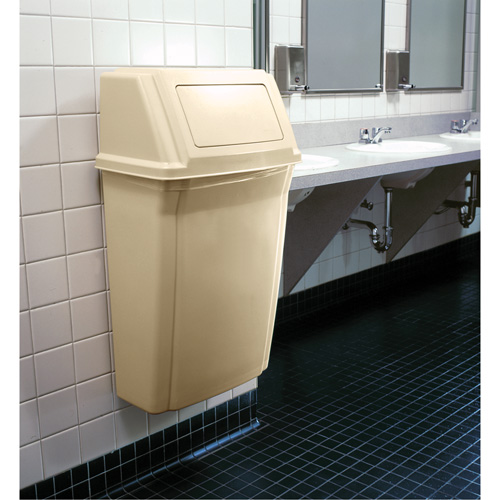 Slim Jim&reg; Containers, Swing Lid, Plastic, Fits Container Size: 19-1/2" x 12" Meunier Outillage Industriel
