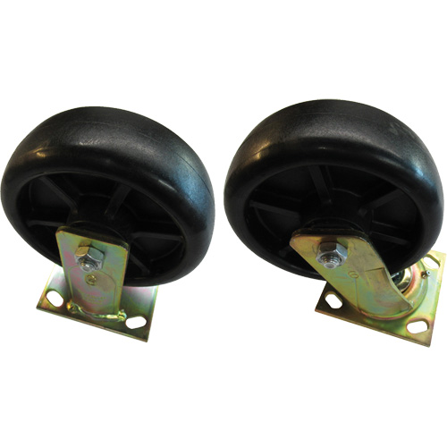 Conteneurs autobasculeurs en acier - ensemble de roulettes pour conteneurs Meunier Outillage Industriel