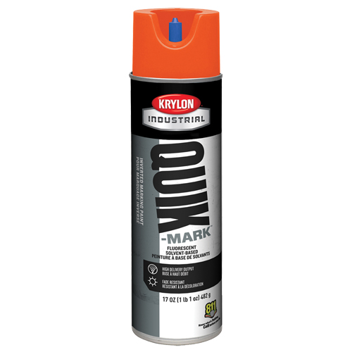 Peinture de marquage industrielle invers&eacute;e &agrave; base de solvant Quik-Mark, 17 oz, Canette a&eacute;rosol Meunier Outillage Industriel