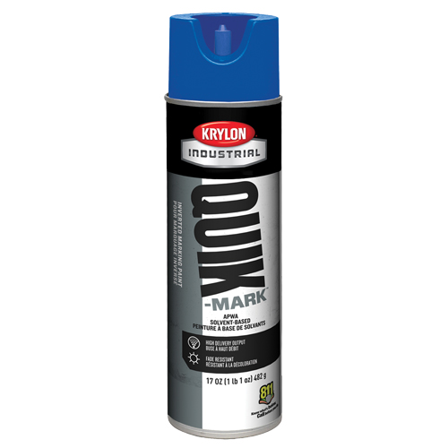 Industrial Quik-Mark Solvent-Based Inverted Marking Paint, 17 oz., Aerosol Can Meunier Outillage Industriel