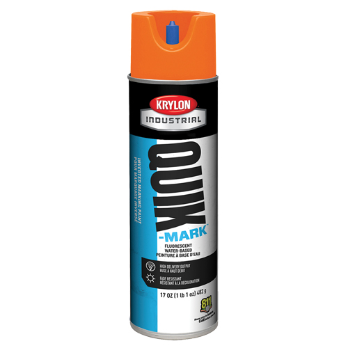 Industrial Quik-Mark Water-Based Inverted Marking Paint, 17 oz., Aerosol Can Meunier Outillage Industriel