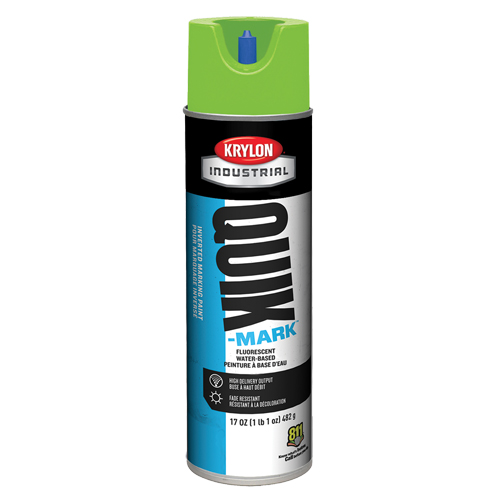 Industrial Quik-Mark Water-Based Inverted Marking Paint, 17 oz., Aerosol Can Meunier Outillage Industriel