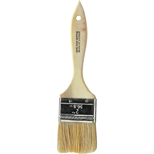 Chip Paint Brush, White China, Plastic Handle, 2" Width Meunier Outillage Industriel