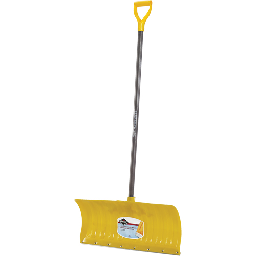 Alpine Snow Pusher, Polypropylene Blade, D-Grip Handle, 26" W Meunier Outillage Industriel