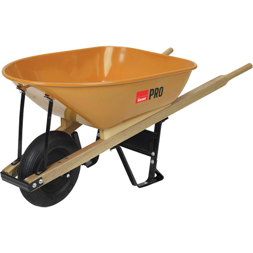 Pro Heavy-Duty Wheelbarrow, 6 cu. ft., Steel Tray Meunier Outillage Industriel
