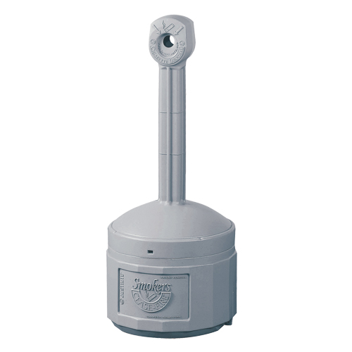 Cendriers Smoker's Cease-Fire, Sur pied, Plastique, Capacit&eacute; 4 gal. US, Hauteur 38-1/2" Meunier Outillage Industriel