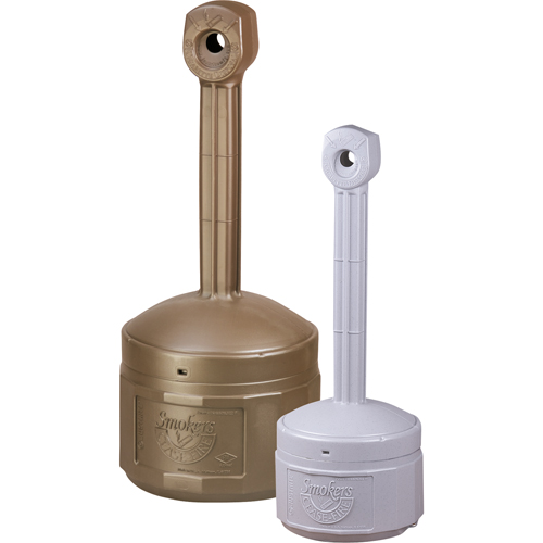 Cendriers Smoker's Cease-Fire, Sur pied, Plastique, Capacit&eacute; 4 gal. US, Hauteur 38-1/2" Meunier Outillage Industriel